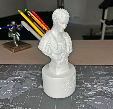 This Julius Caesar Pencil Holder Recreates His  .